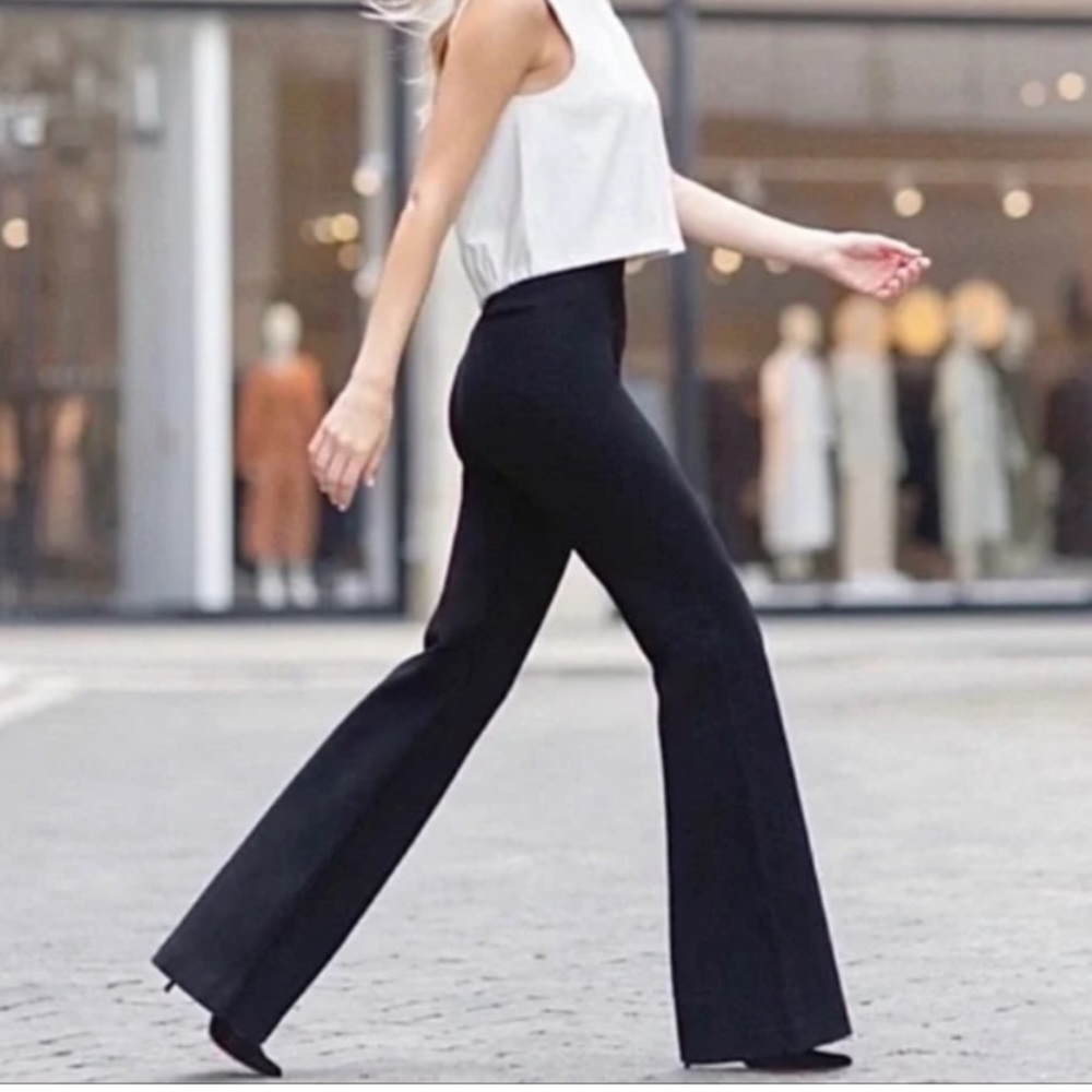 NWT SPANX Black Dress Work Pants Size L